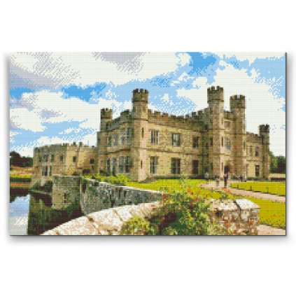 Haft diamentowy - Zamek Leeds Zamek na wodzie, Anglia 2