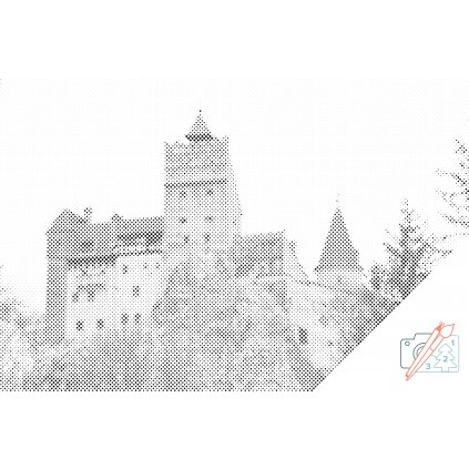 Kropkowanie - Zamek Bran, Rumunia