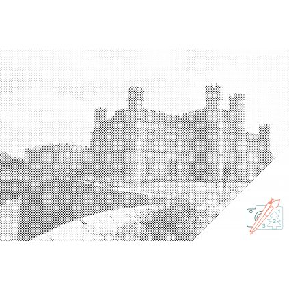 Kropkowanie - Zamek Leeds Zamek na wodzie, Anglia 2