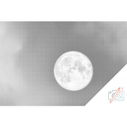 Kropkowanie - Księżyc
