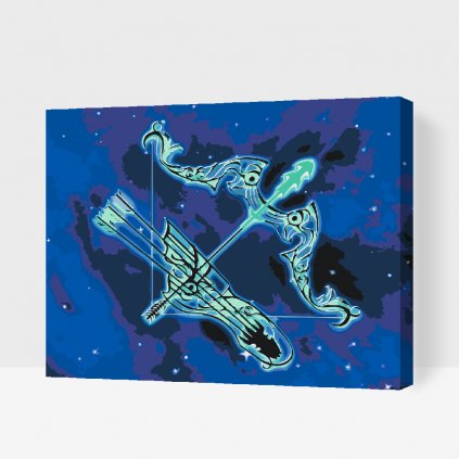 Malowanie po numerach - Strzelec/Sagittarius