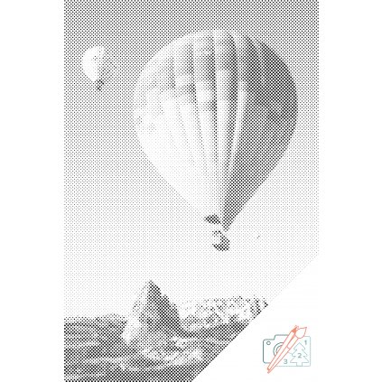Kropkowanie - Balony na ogrzane powietrze w górach