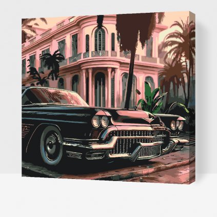 Malowanie po numerach - Cadillac