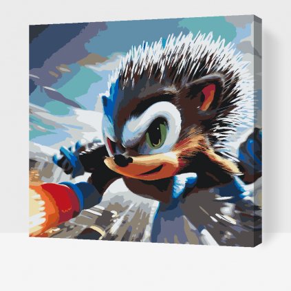 Malowanie po numerach - Sonic the Hedgehog 