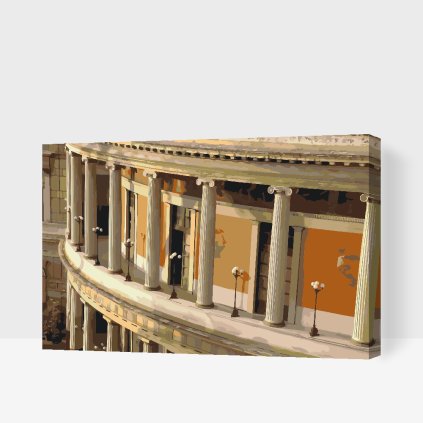 Malowanie po numerach - Teatr Politeama w Palermo