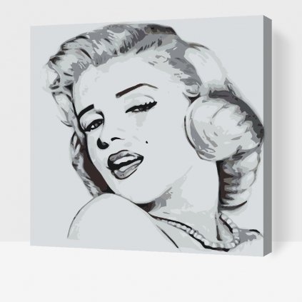 Malowanie po numerach - Portret Marilyn Monroe