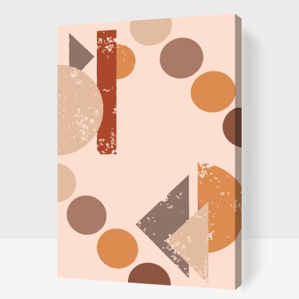 Malowanie po numerach - Wzór geometryczny