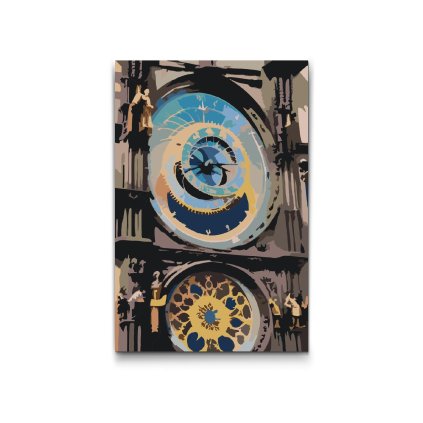 M2_Malowanie_po_numerach_-_Zegar_astronomiczny_w_Pradze_z_bliska