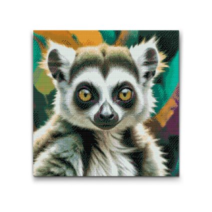 M2_Haft_diamentowy_-_Lemur_w_odcieniach_stonowanej_zieleni