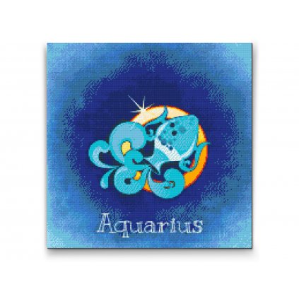 Malowanie diamentowe - Wodnik/Aquarius