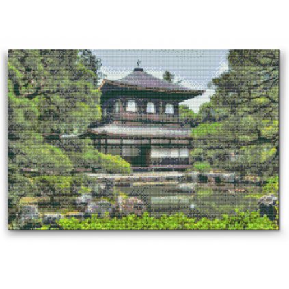 Malowanie diamentowe - Ginkaku-ji Temple