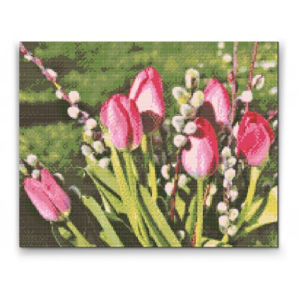 Malowanie diamentowe - Tulipany