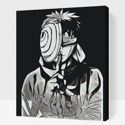 Malowanie po numerach - Uchiha Obito