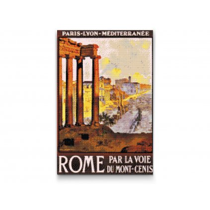 Malowanie diamentowe - Vintage Rzym