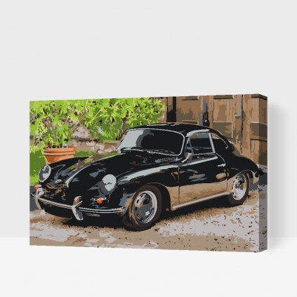 Malowanie po numerach - Stare Porsche