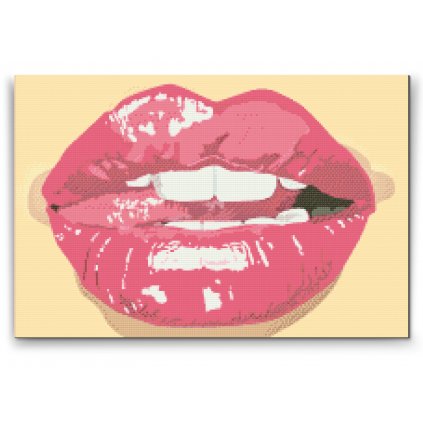 Malowanie diamentowe - Apetyt na pocałunek