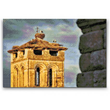 Malowanie diamentowe - Opuszczona wieża