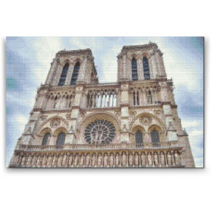 Malowanie diamentowe - Katedra Notre-Dame 2