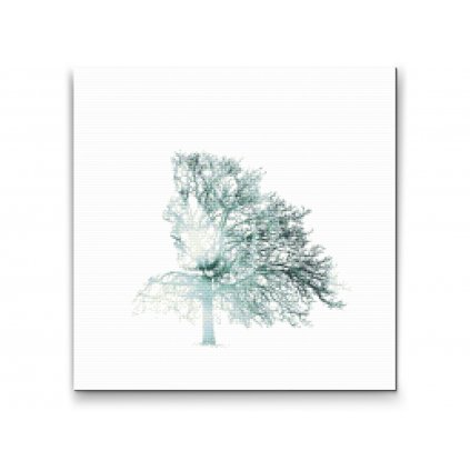 Malowanie diamentowe - Kobieta-drzewo