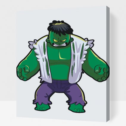 Malowanie po numerach - Hulk 2