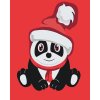 Malowanie po numerach - Świąteczna panda