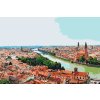 Malowanie po numerach - Widok na miasto - Werona
