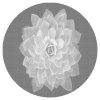 Kropkowanie - Mandala rozmyty kwiat