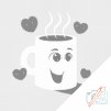 Kropkowanie - Miłość do kawy