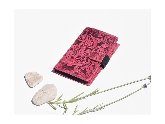 Mały portfel damski 8121 "Damascena rose" różowy