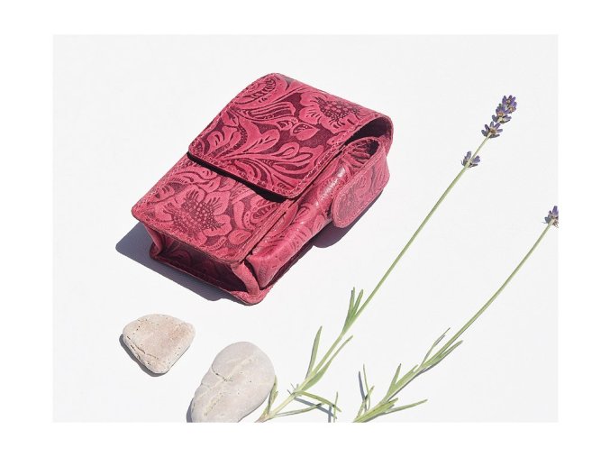 Etui na papierosy "Damascena rose" różowy