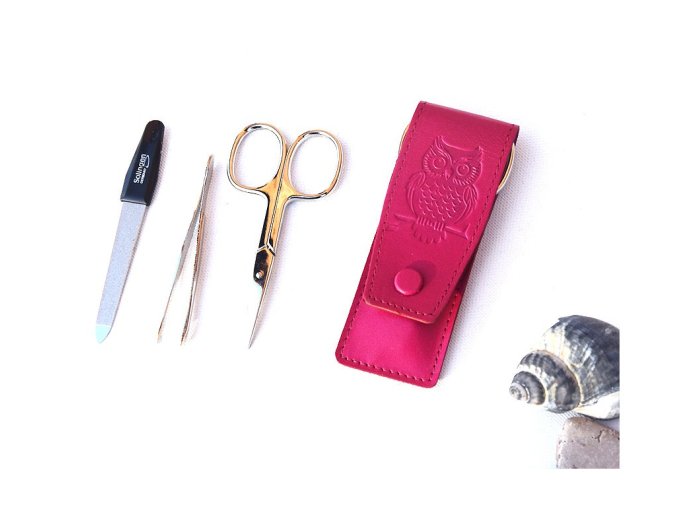 Manikiur 18814 "sowa" fuksja