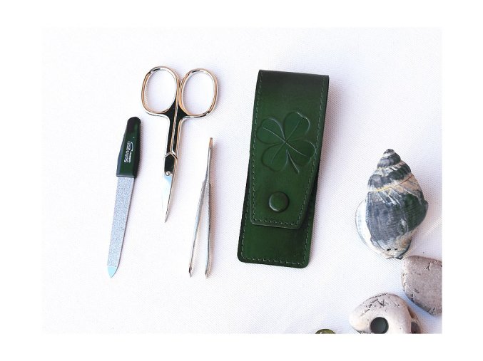 Manikiur 18814 "czterolistna koniczynka" ciemnozielony