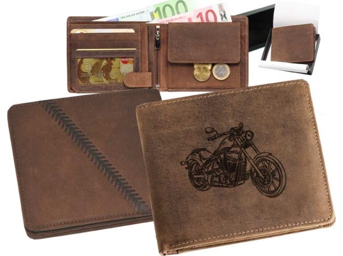 Portfel motocykl Chopper