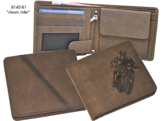 Portfel motocykl - classic rider - 8140-B2