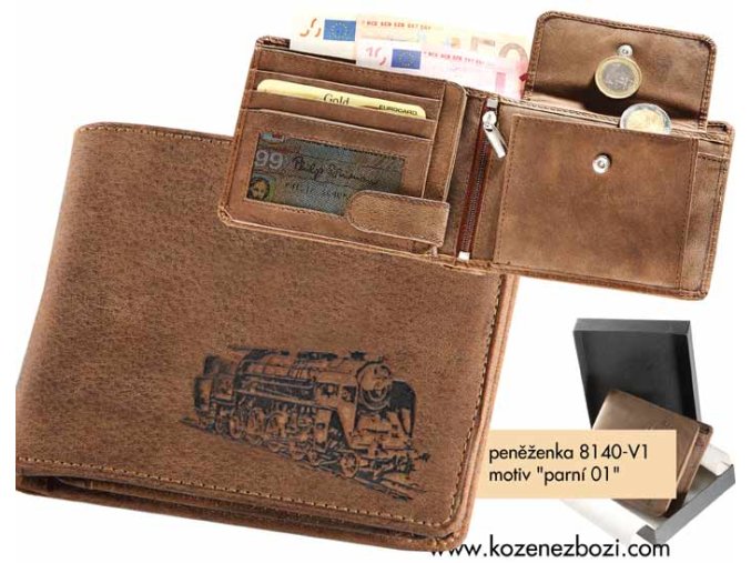 Portfel męski 40 "lokomotywa 01"