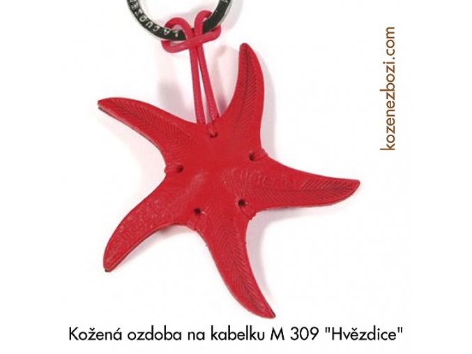 3917 kozena ozdoba hvezdice