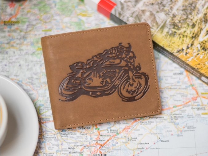 Motorkářská Peněženka %22Retro Moto 10%22 40 17