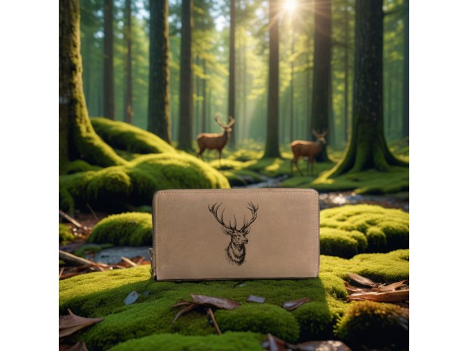 Portfel dla pań 8180 "głowa jelenia"