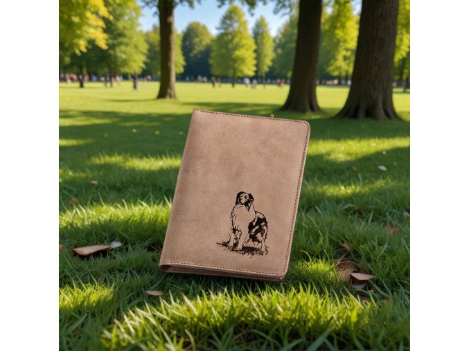 Etui na paszport dla psa 105  "border collie"