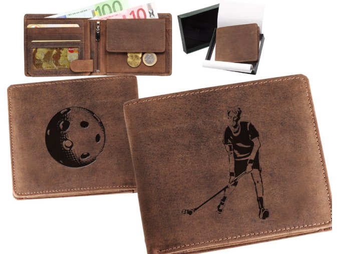 Portfel męski 40 "gracz unihokeja"