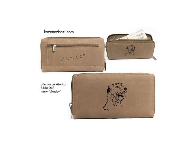 Portfel damski 8180 „Wilczarz irlandzki“