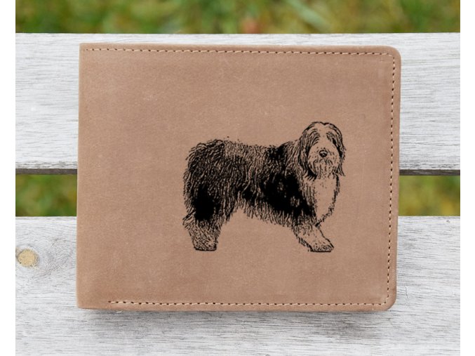 Portfel męski 40 "Bearded collie"