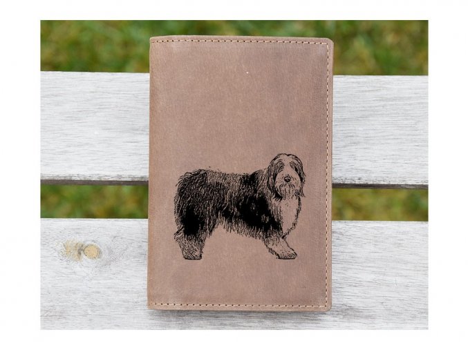 Etui na dokumenty "Bearded collie"