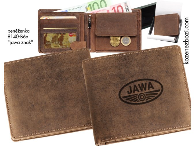 Portfel męski 40 "Jawa logo"