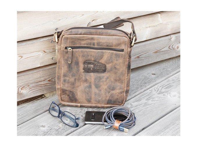 Skórzana torba męska ENRICO "Lokomotywa 08"