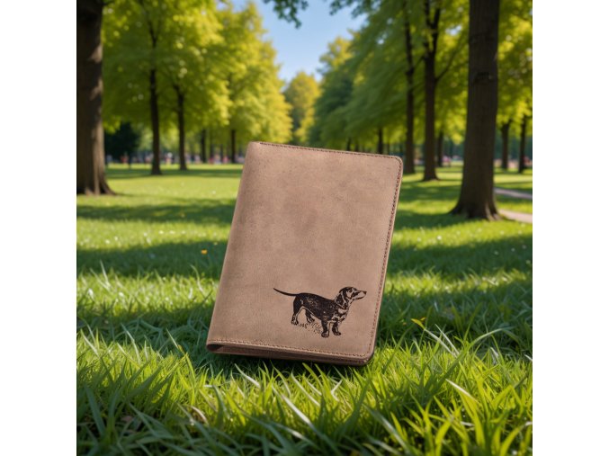 Etui na paszport dla psa 105 "jamnik 3"