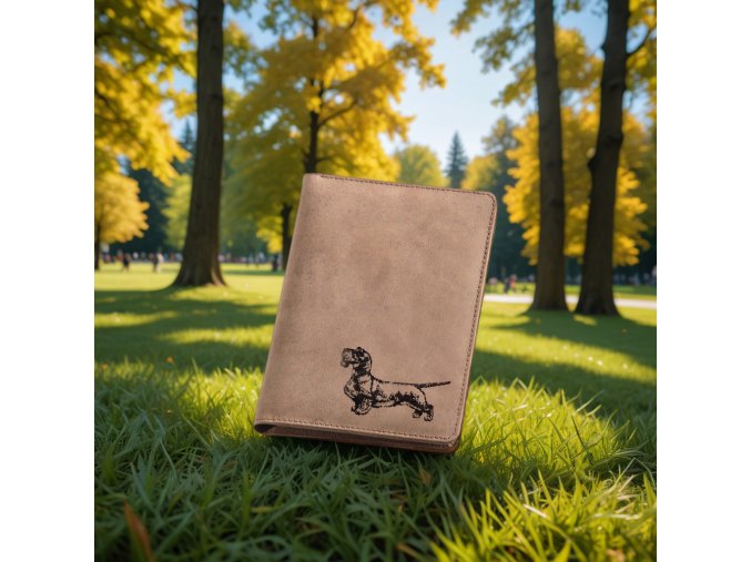 Etui na paszport dla psa 105 "jamnik 4"