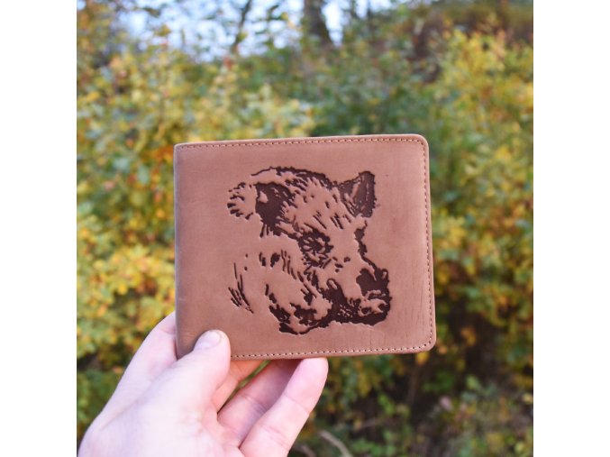Portfel męski 40 "główa dzika"