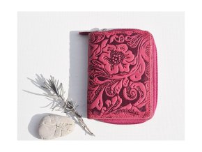 Mały portfel damski 8123 "Damascena rose" różowy"
