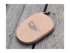 Manikiur Premium line 5-częściowy "Airplane 02" brązowy